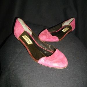 Giorgio Armani Fuchsia Clear Suede Girl's or Teenager's Shoes